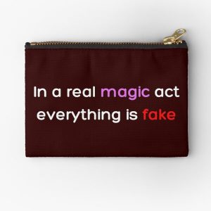 In a real magic act everything is fake _Colored_ Zipper Pouch RB2904product Offical WandaVision Merch