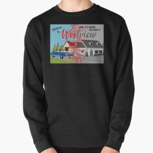 westview black and color Pullover Sweatshirt RB2904product Offical WandaVision Merch