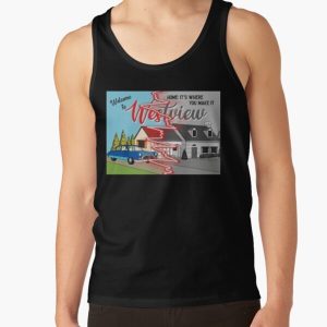 westview black and color Tank Top RB2904product Offical WandaVision Merch