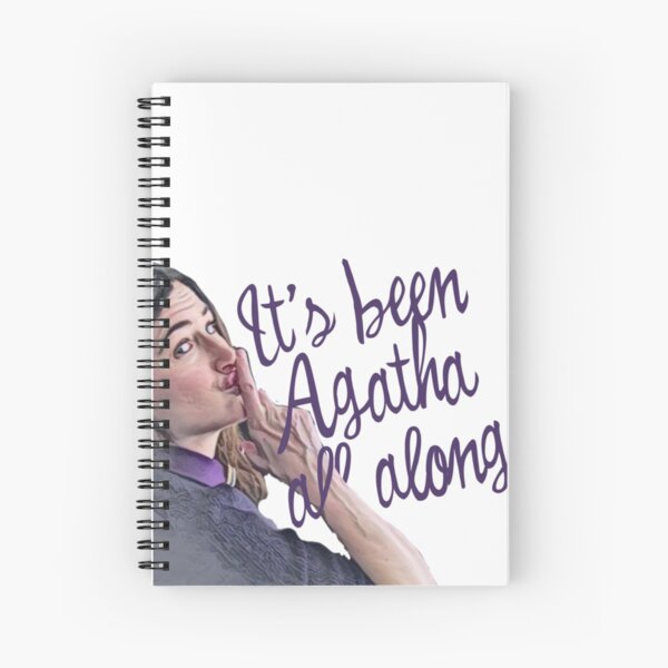 It's been Agatha all along Spiral Notebook RB2904product Offical WandaVision Merch