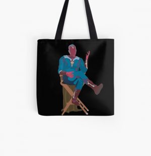 sitting vision All Over Print Tote Bag RB2904product Offical WandaVision Merch