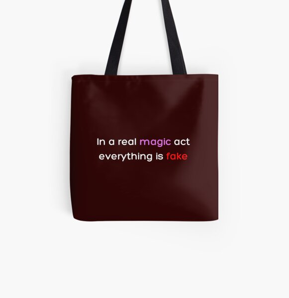 In a real magic act everything is fake _Colored_ All Over Print Tote Bag RB2904product Offical WandaVision Merch