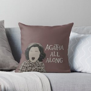 Agatha All Along Throw Pillow RB2904product Offical WandaVision Merch