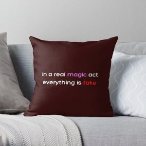 In a real magic act everything is fake _Colored_ Throw Pillow RB2904product Offical WandaVision Merch