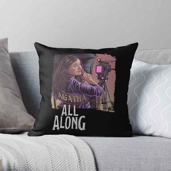 It was agatha all along  Throw Pillow RB2904product Offical WandaVision Merch