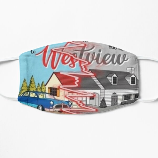 westview black and color Flat Mask RB2904product Offical WandaVision Merch