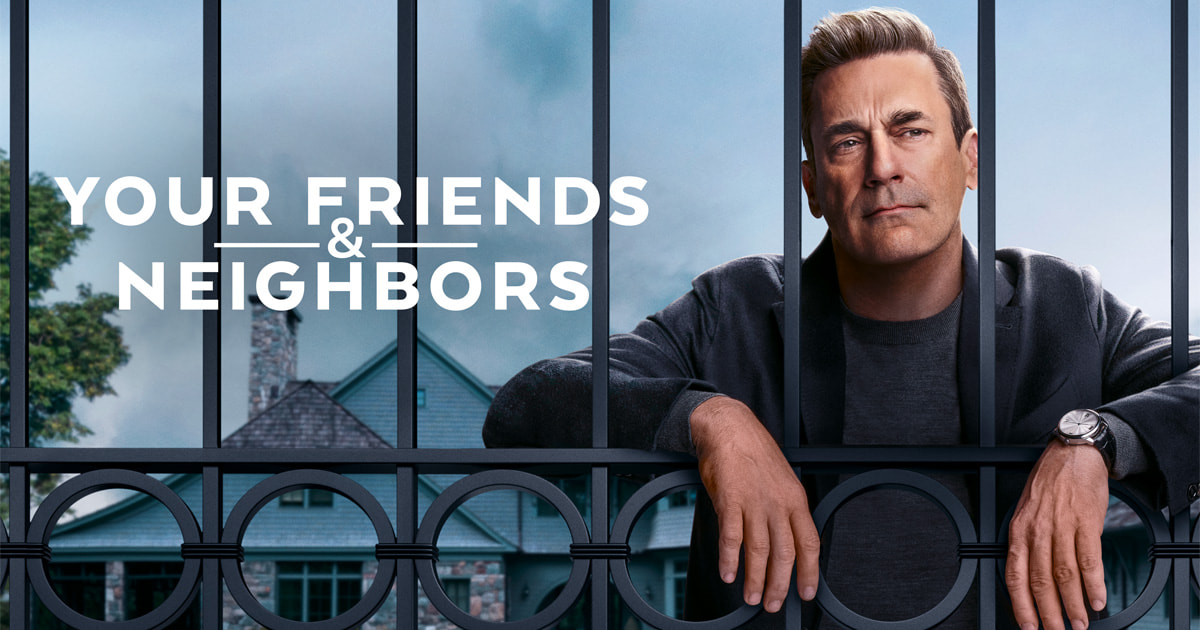 Apple TV Your Friends and Neighbors key art graphic header 4 1 show home.jpg.og - WandaVision Merch